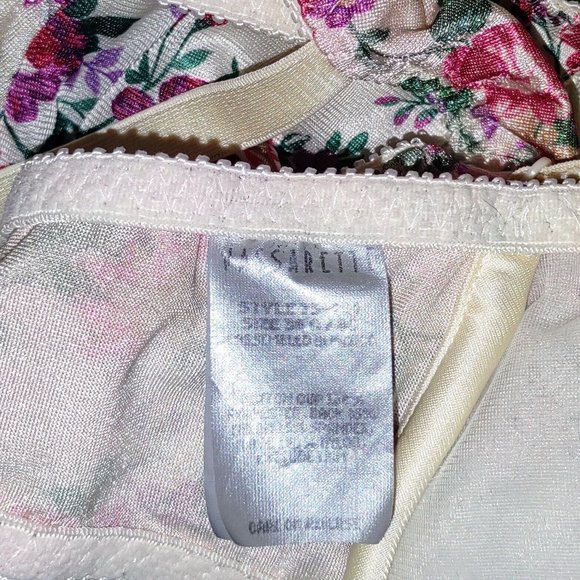 Vasarette Womens Bra Size 36 C Underwire Light Padding Floral Print - Picture 3 of 4